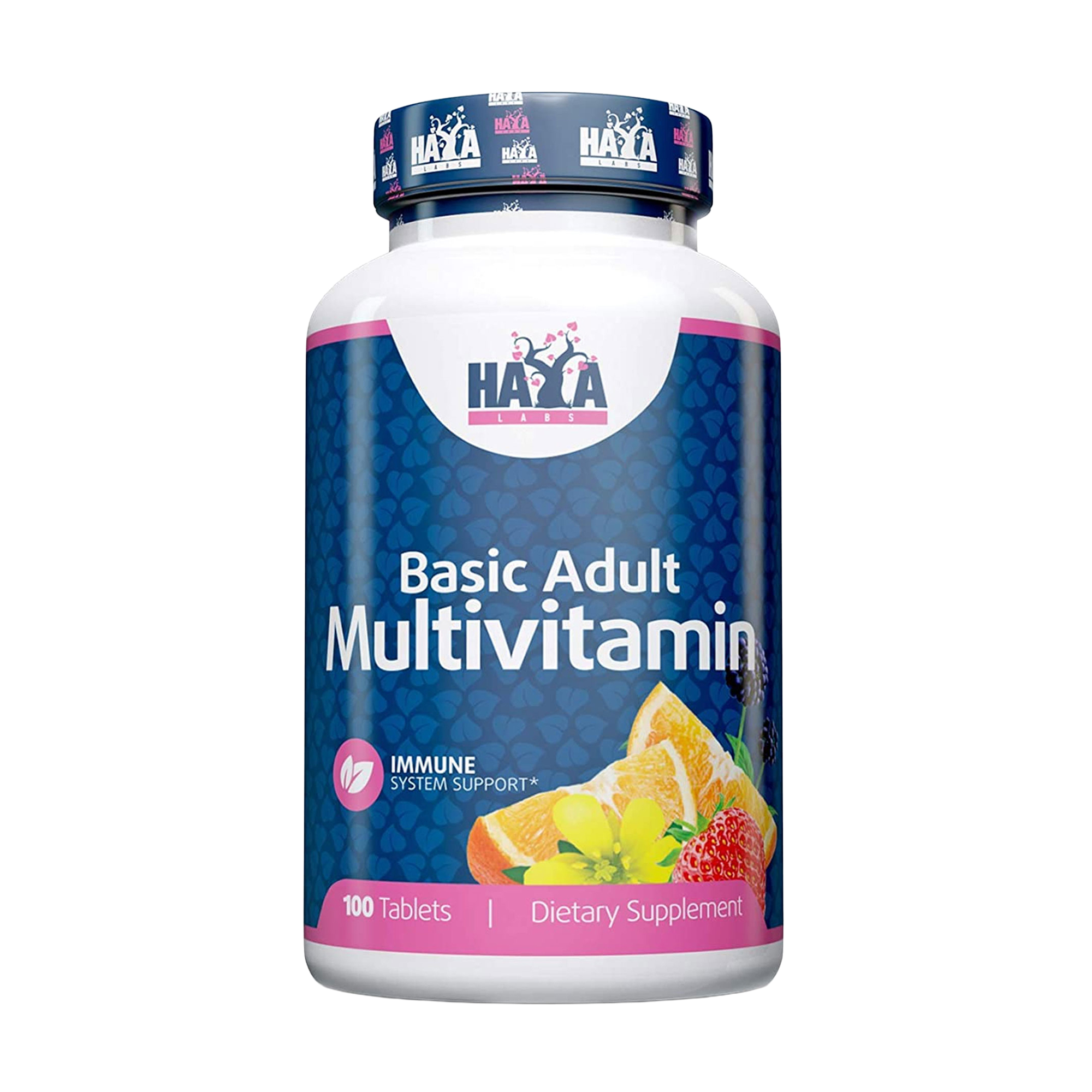 Мультивітаміни Haya Labs Basic Adult Multivitamin, 100 таблеток